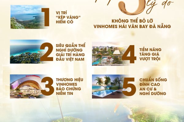 Top 5 lý do nên chọn Vinhomes Hải Vân Bay Đà Nẵng