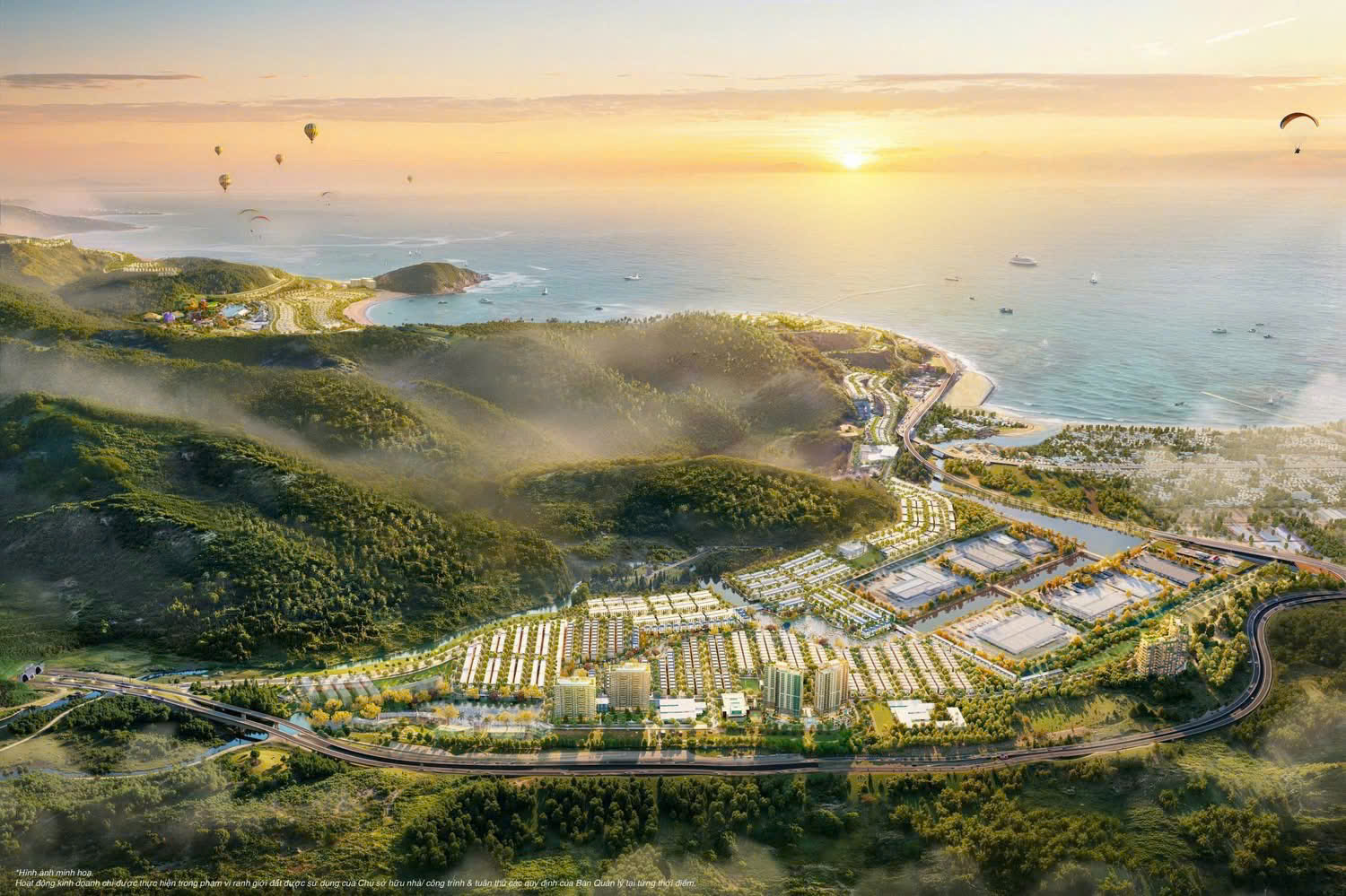 Vị trí Vinhomes Hải Vân Bay - Tọa độ vàng bên vịnh biển Làng Vân 2 vi tri vinhomes hai van bay 1